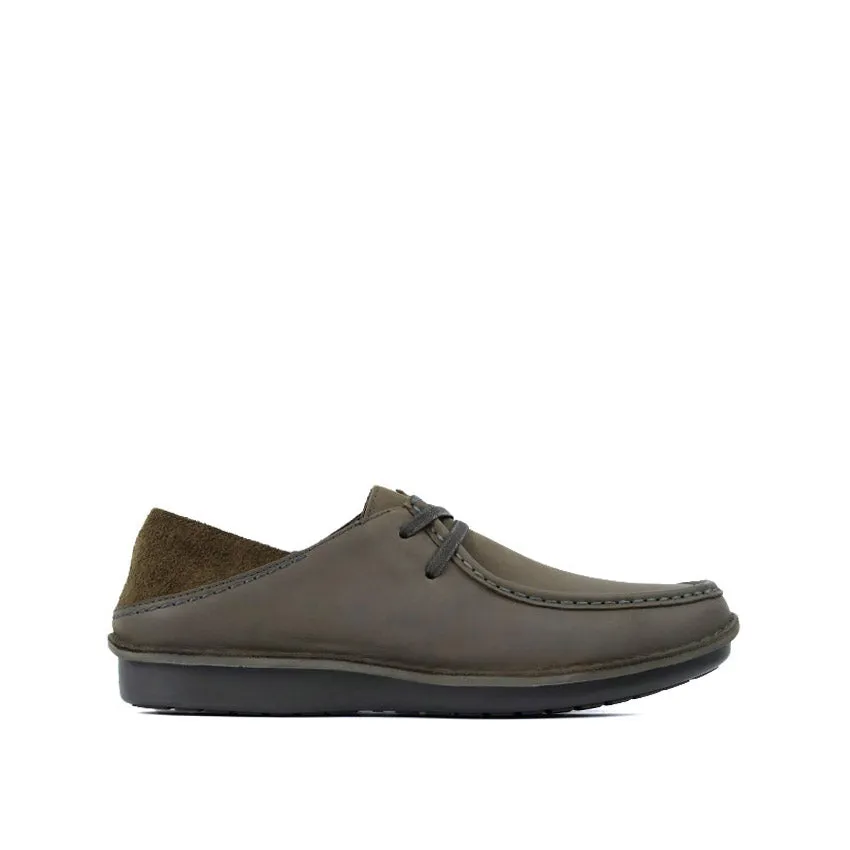 Weaver Wallabee Men's Shoes - Grey Canvass Grey Nubuck