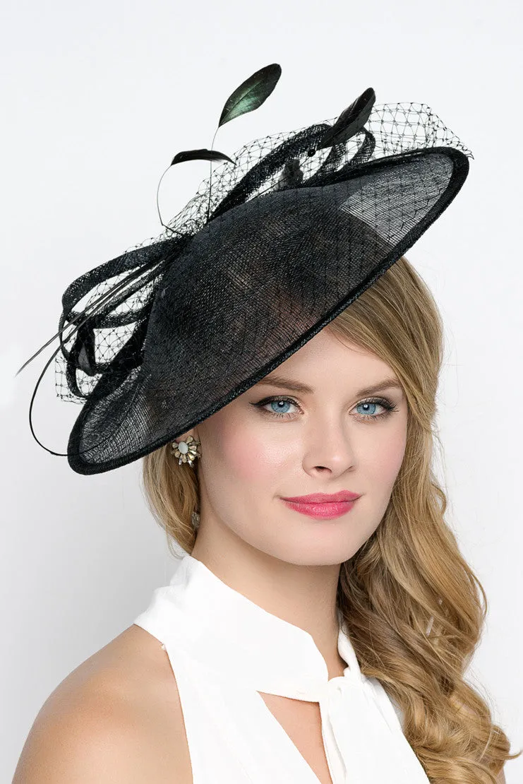 Wendy Fascinator - Black