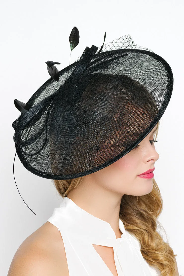 Wendy Fascinator - Black