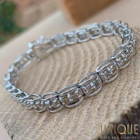 White Gold and Diamond Bracelet